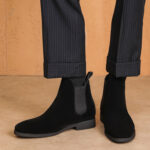 Afu  Elastic Mid-Calf Suede Shoes - Image 3