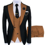 Serge men's suit three-piece suit wedding Sina best man suit