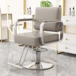 Modern simple hairdressing chair, hair salon chair, barber chair, - Image 7