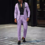 Business casual men wedding groom suit