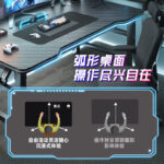 desktop home gaming table office desk simple study writing table folding spring table - Alibaba - Image 3