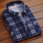 Summer men's short-sleeved plaid shirt - Image 11