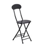 Folding stool home dining chair stool back chair training chair student - Image 6