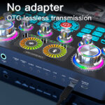 Q7 live sound card can be used with various microphone models to support multiple domestic and foreign platforms singing sound card set - Image 3