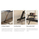 Simple Panel-Type L-Shaped Corner Computer Desk - Image 3