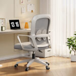 Computer chair home modern simple lazy can lie back boss office leisure study chair adult seat - Image 15