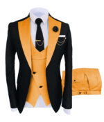 Serge men's suit three-piece suit wedding Sina best man suit - Image 21