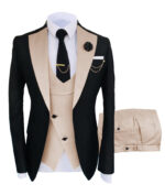 Serge men's suit three-piece suit wedding Sina best man suit - Image 15