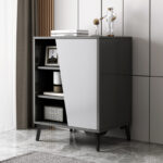 TV cabinet simple modern home living room TV background wall cabinet small bedroom simple floor cabinet - Image 3