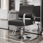 Customized hairdressing chair, internet celebrity barber shop chair - Image 7