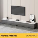 TV cabinet modern simple coffee table combination small household living room - Image 9