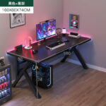 Computer desk desktop home live gaming desk simple desk workbench - Image 14
