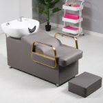 Hair Salon Shampoo Bed, Semi-Reclining Hair Salon Flushing Bed - Image 10