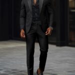 Business casual men wedding groom suit - Image 5