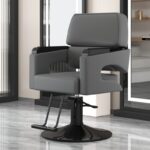 chair barber shop perm, dyeing, hair cutting, rotating and lifting hairdressing chair, hair salon comfortable leather hairdressing chair - Image 6