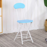 Folding stool home dining chair stool back chair training chair student - Image 24