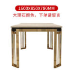 Nordic light luxury marble dining table western dining table home small apartment stylish dining table and chair combination modern simple table - Image 14