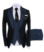 Serge men's suit three-piece suit wedding Sina best man suit - Image 12