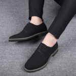 Cross-Border Men's Shoes Leather Shoes Pu Suede Men's Shoes - Image 2