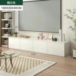 TV cabinet modern simple coffee table combination small household living room - Image 14
