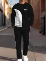 Casual sports suit menlong-sleeved trousers - Image 5