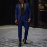 Business casual men wedding groom suit - Image 3