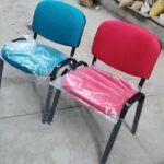 Simple modern company staff office training chair fully equipped straight chair - Image 6