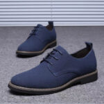 Cross-Border Men's Shoes Leather Shoes Pu Suede Men's Shoes - Image 4