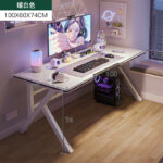 Computer desk desktop home live gaming desk simple desk workbench - Image 7