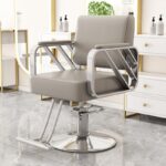 Modern simple hairdressing chair, hair salon chair, barber chair, - Image 15