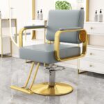 Modern simple hairdressing chair, hair salon chair, barber chair, - Image 10