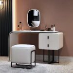 Light luxury dressing table bedroom modern minimalist makeup table - Image 7