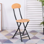 Folding stool home dining chair stool back chair training chair student - Image 22