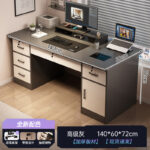 Computer desk desktop home gaming desk and chair bedroom with drawer desk student writing desk simple modern desk - Image 14