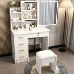 small apartment dressing table simple integrated dressing table - Image 48