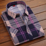 Summer men's short-sleeved plaid shirt - Image 6