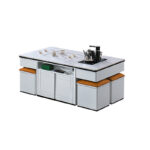 Modern rock slab coffee table stool solid wood living room - Image 4