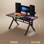Computer desk desktop home live gaming desk simple desk workbench - Image 15