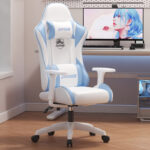 Gaming Chair Computer Chair Home Office Chair Elastic Backrest Sedentary Ergonomic Chair Lift Armrest - Image 7