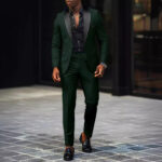 Business casual men wedding groom suit - Image 4