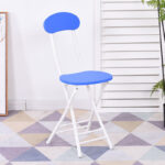 Folding stool home dining chair stool back chair training chair student - Image 14