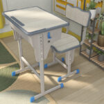 Primary and secondary school students' desks and chairs school training - Image 19