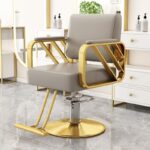 Modern simple hairdressing chair, hair salon chair, barber chair, - Image 19
