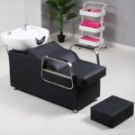 Hair Salon Shampoo Bed, Semi-Reclining Hair Salon Flushing Bed - Image 16