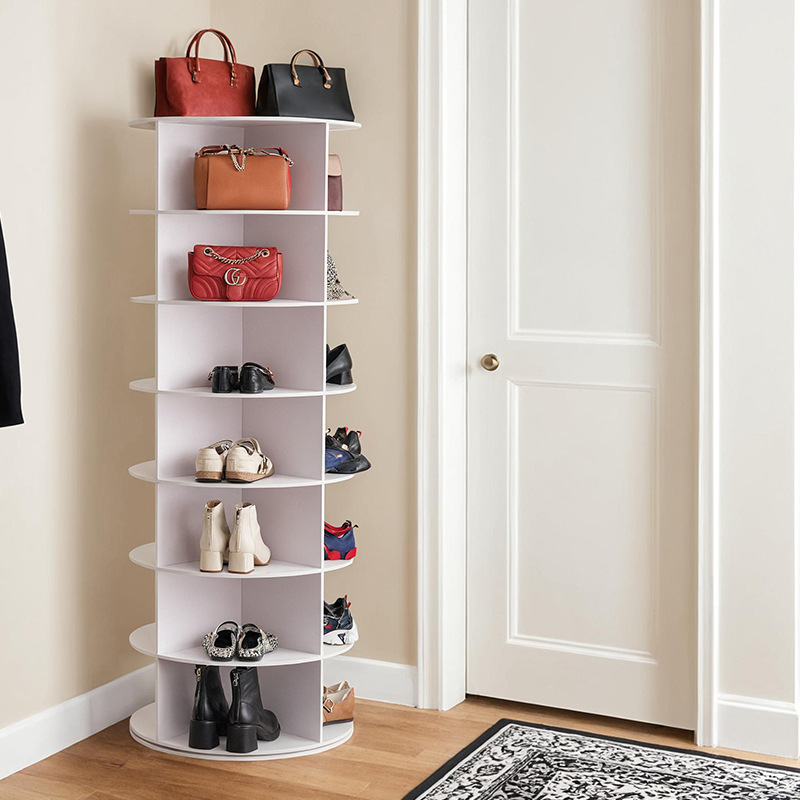 O1CN01WdTz9G2FVqUQFDcRo_21212215040408886-0-cib.jpg 360 degree rotating shoe rack multi-layer shoe cabinet shoe bag rack - Image 1