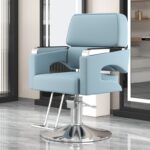 chair barber shop perm, dyeing, hair cutting, rotating and lifting hairdressing chair, hair salon comfortable leather hairdressing chair - Image 16