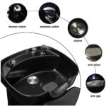 Barber shop sitting shampoo chair, flush shampoo bed - Image 4