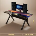 Computer desk desktop home live gaming desk simple desk workbench - Image 19