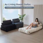 volume lazy function sofa module single lazy reclining folding bed vacuum sponge compression sofa - Image 4