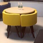 Simple modern negotiation reception table and chair combination office leisure milk tea coffee shop rental house dining table - Image 27